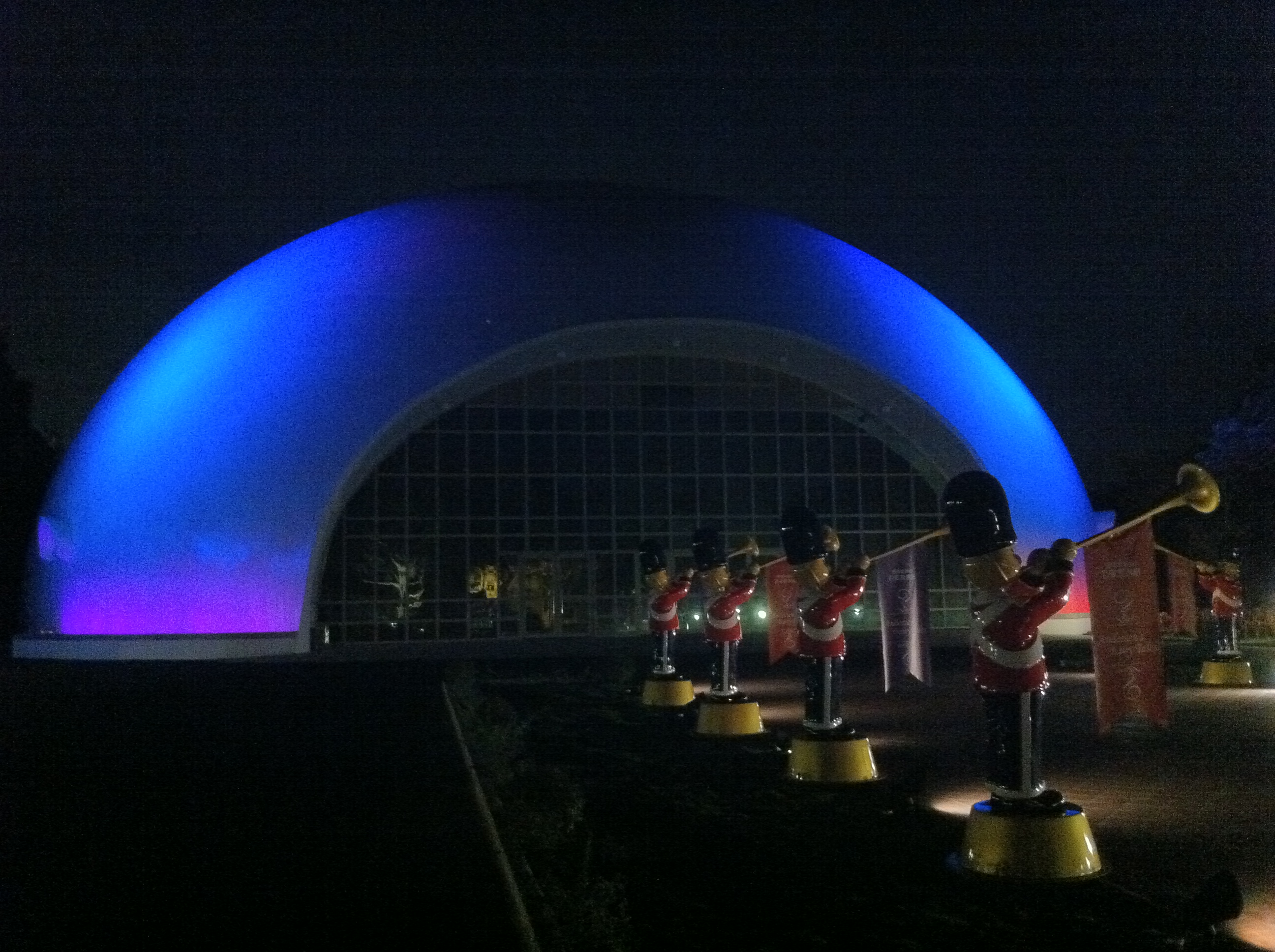 dome at night